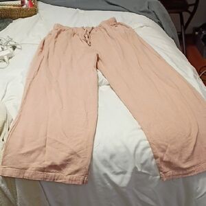 Women's Wide Leg Pants in Pink